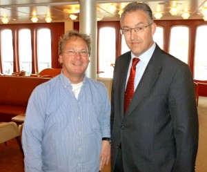 Ron van de Steen en Burgemeester Aboutaleb